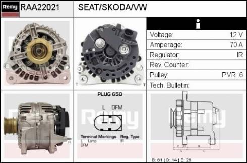 Remy RAA22021 - Alternatore autozon.pro