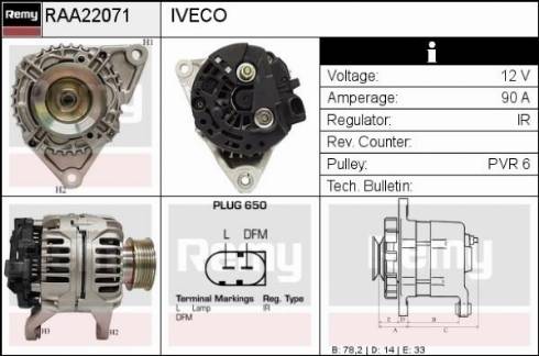 Remy RAA22071 - Alternatore autozon.pro