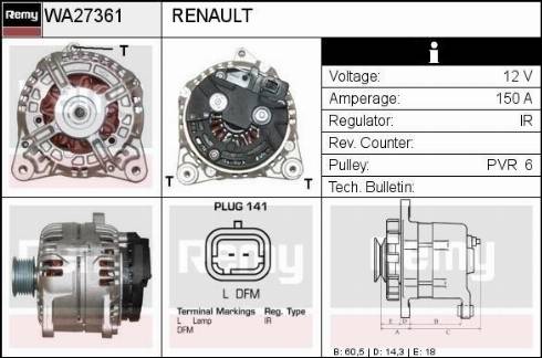 Remy RAA27361 - Alternatore autozon.pro