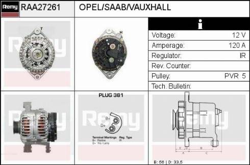 Remy RAA27261 - Alternatore autozon.pro