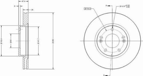 Remy RAD1491C - Discofreno autozon.pro