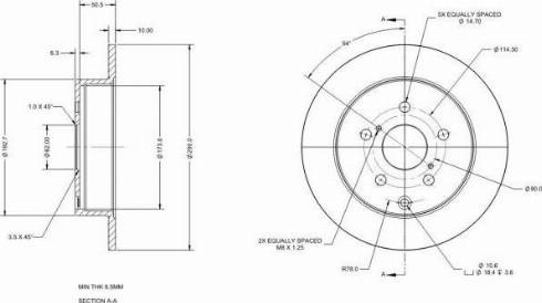 Remy RAD1449C - Discofreno autozon.pro