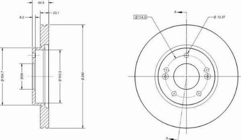 Remy RAD1459C - Discofreno autozon.pro