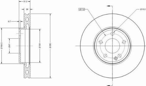 Remy RAD1453C - Discofreno autozon.pro