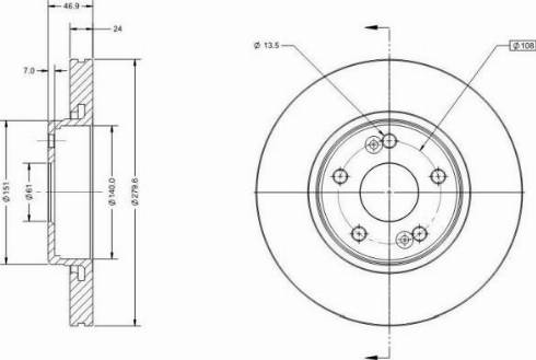 Remy RAD1457C - Discofreno autozon.pro