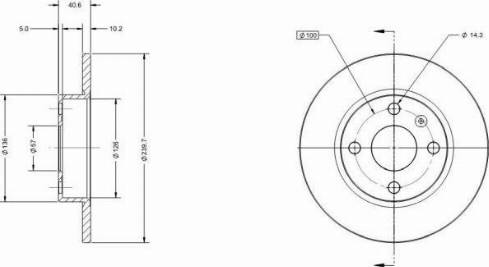 Remy RAD1413C - Discofreno autozon.pro