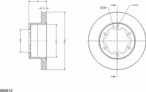 Remy RAD1431C - Discofreno autozon.pro