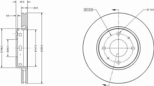 Remy RAD1438C - Discofreno autozon.pro