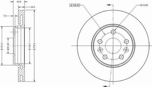 Remy RAD1432C - Discofreno autozon.pro