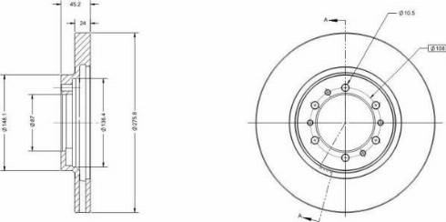 Remy RAD1424C - Discofreno autozon.pro