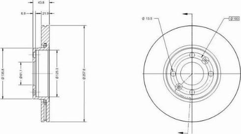 Remy RAD1428C - Discofreno autozon.pro