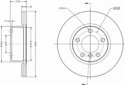 Remy RAD1473C - Discofreno autozon.pro