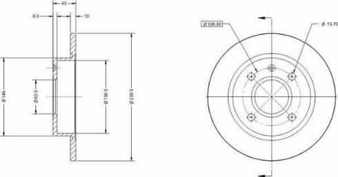 Remy RAD1540C - Discofreno autozon.pro