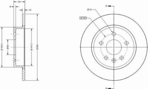 Remy RAD1558C - Discofreno autozon.pro