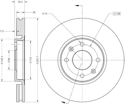 Remy RAD1562C - Discofreno autozon.pro