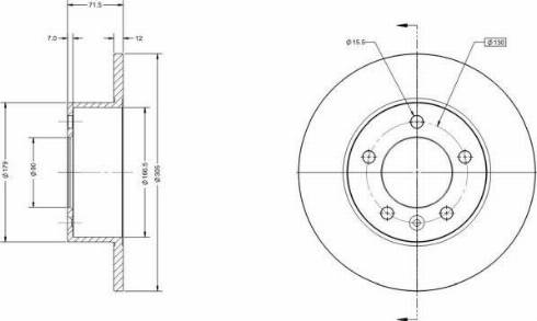 Remy RAD1514C - Discofreno autozon.pro