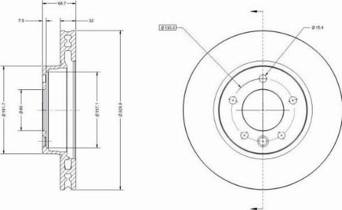 Remy RAD1518C - Discofreno autozon.pro