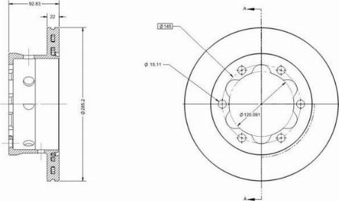 Remy RAD1526C - Discofreno autozon.pro