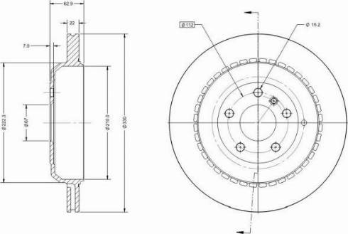 Remy RAD1695C - Discofreno autozon.pro