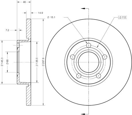 Remy RAD1646C - Discofreno autozon.pro