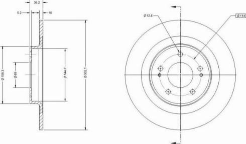 Remy RAD1641C - Discofreno autozon.pro