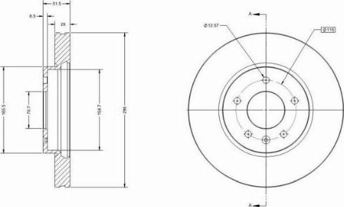 Remy RAD1653C - Discofreno autozon.pro