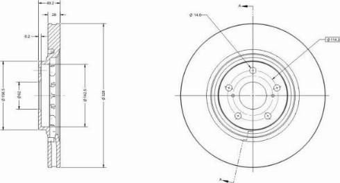 Remy RAD1663C - Discofreno autozon.pro