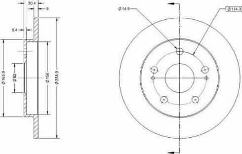 Remy RAD1604C - Discofreno autozon.pro