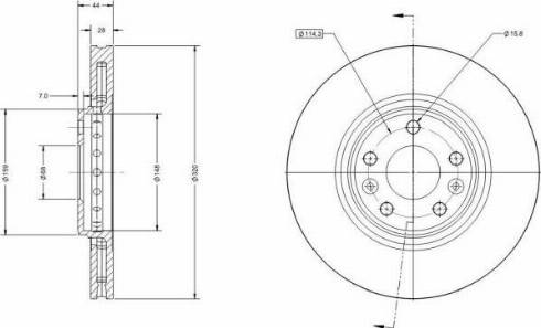 Remy RAD1619C - Discofreno autozon.pro