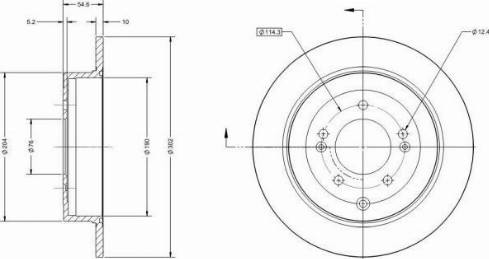 Remy RAD1687C - Discofreno autozon.pro