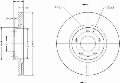 Remy RAD1639C - Discofreno autozon.pro