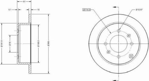 Remy RAD1636C - Discofreno autozon.pro