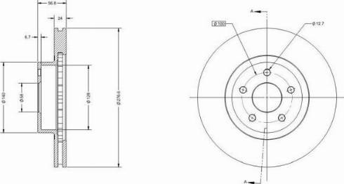 Remy RAD1629C - Discofreno autozon.pro