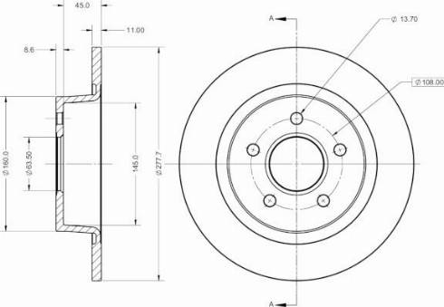 Remy RAD1674C - Discofreno autozon.pro