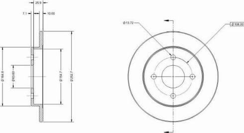 Remy RAD1049C - Discofreno autozon.pro