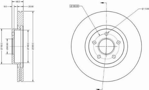 Remy RAD1040C - Discofreno autozon.pro