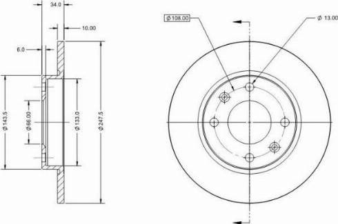 Remy RAD1042C - Discofreno autozon.pro