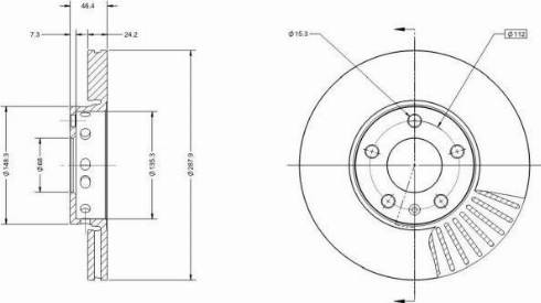 Remy RAD1047C - Discofreno autozon.pro