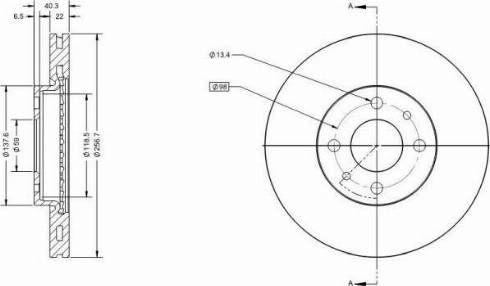 Remy RAD1054C - Discofreno autozon.pro