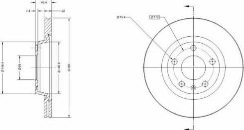 Remy RAD1051C - Discofreno autozon.pro