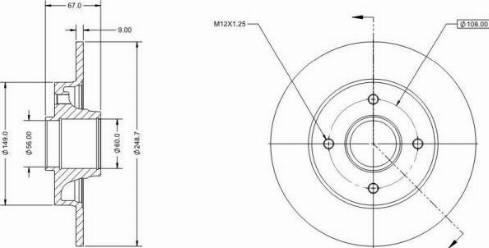 Remy RAD1053C - Discofreno autozon.pro