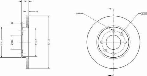 Remy RAD1052C - Discofreno autozon.pro