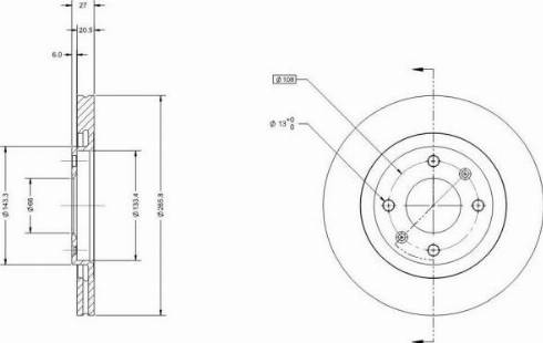 Remy RAD1060C - Discofreno autozon.pro