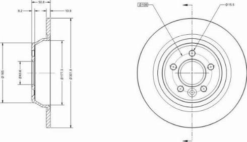 Remy RAD1061C - Discofreno autozon.pro