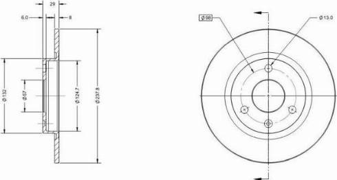 Remy RAD1067C - Discofreno autozon.pro