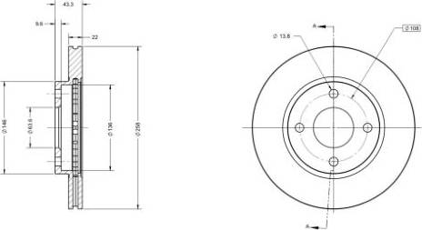 Remy RAD1011C - Discofreno autozon.pro