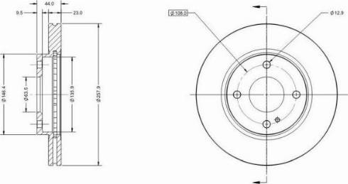 Remy RAD1035C - Discofreno autozon.pro