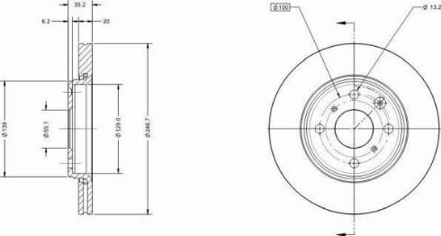 Remy RAD1038C - Discofreno autozon.pro