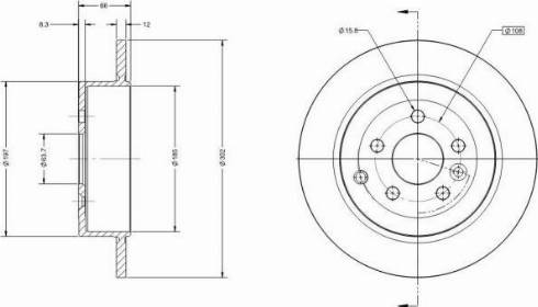 Remy RAD1076C - Discofreno autozon.pro