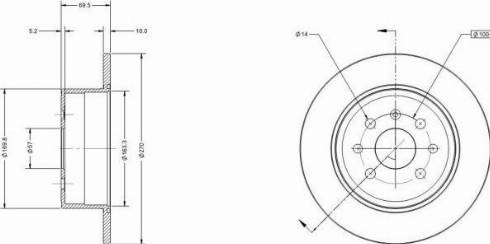 Remy RAD1198C - Discofreno autozon.pro